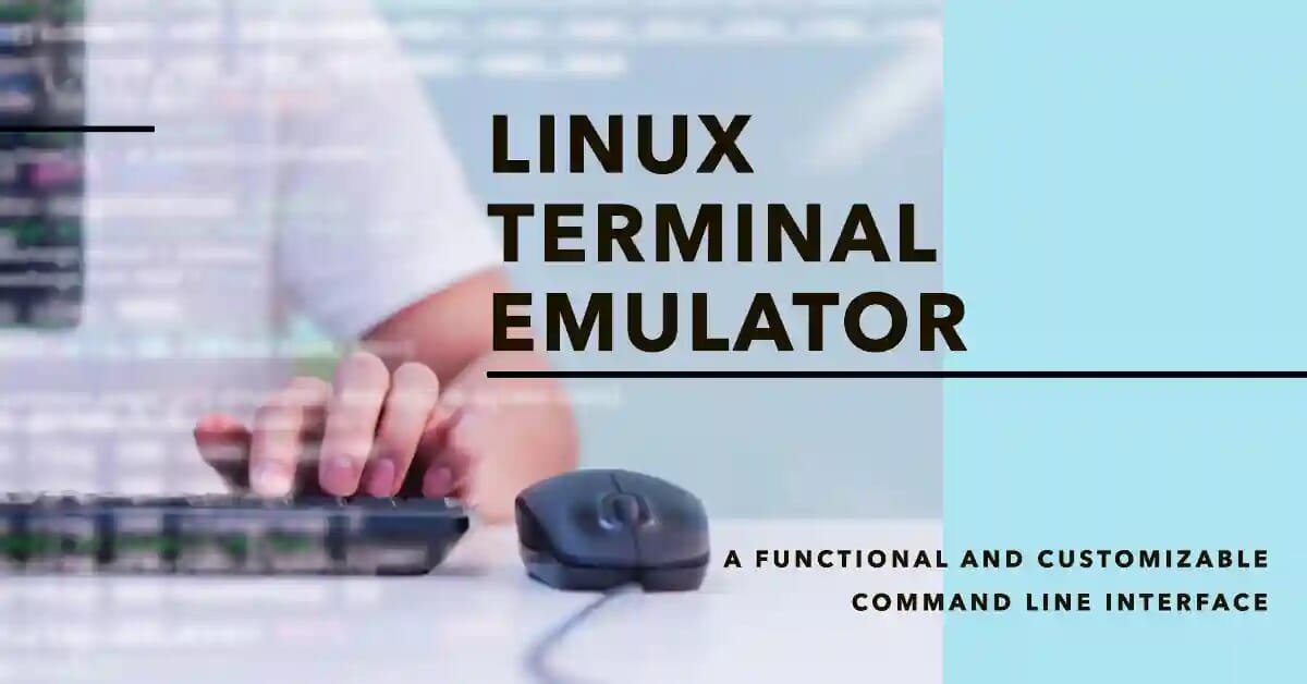 Linux terminal emulator Purwana