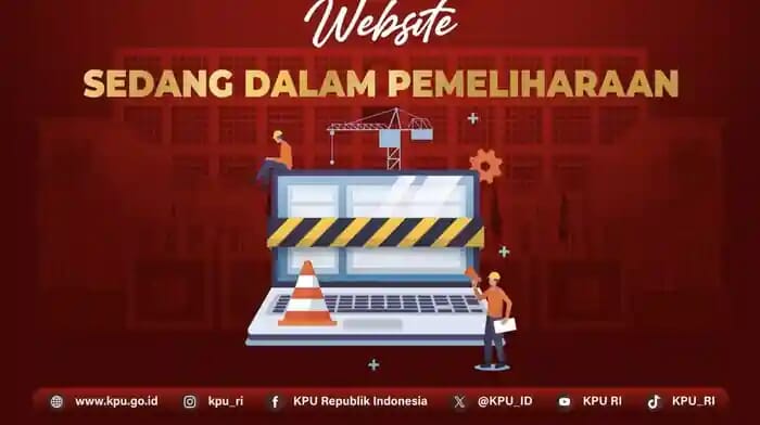 website kpu down pemilu 2024 purwana.net